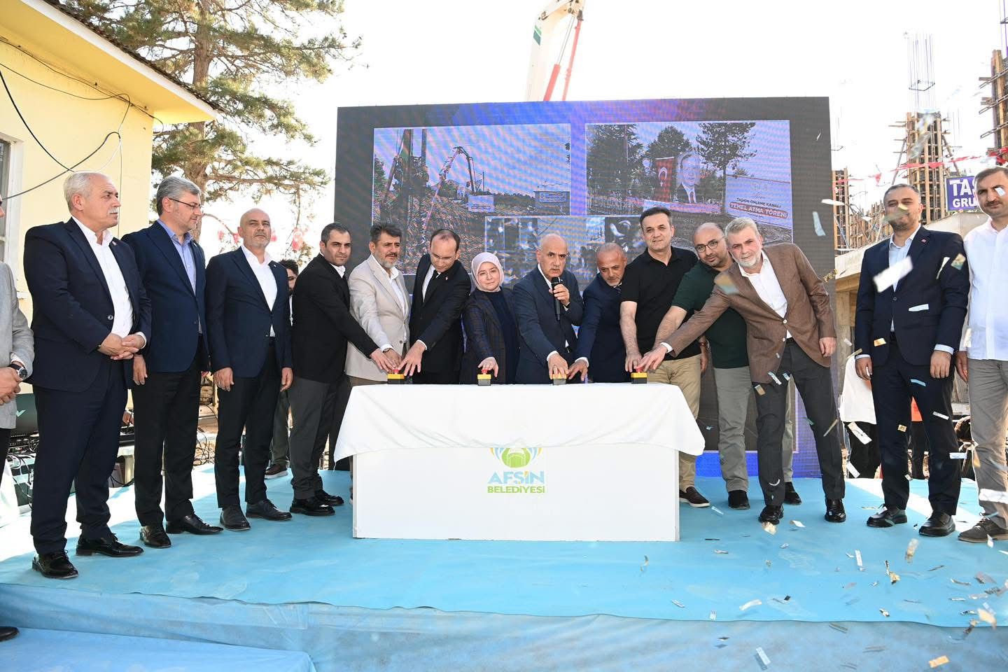 Afşin’de Toplu Temel Atma Ve Açılış Töreni Düzenlendi