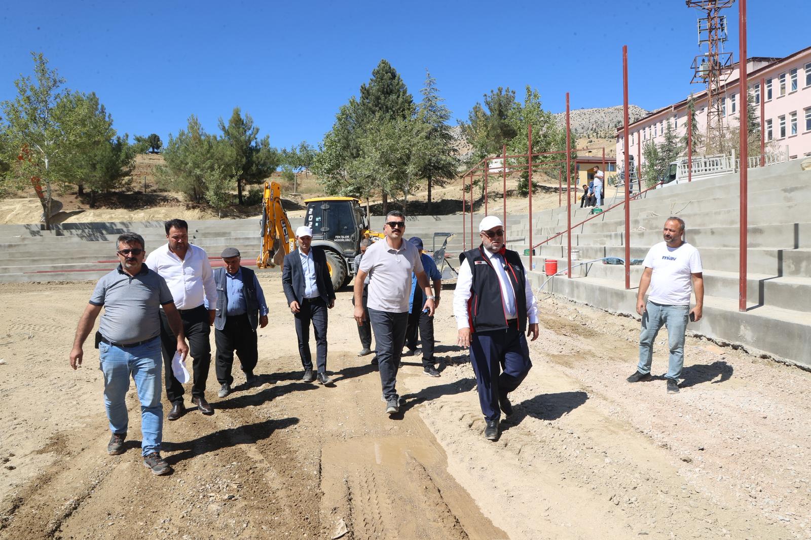 Baydemirli Sahası Güreş Festivaline Hazırlanıyor