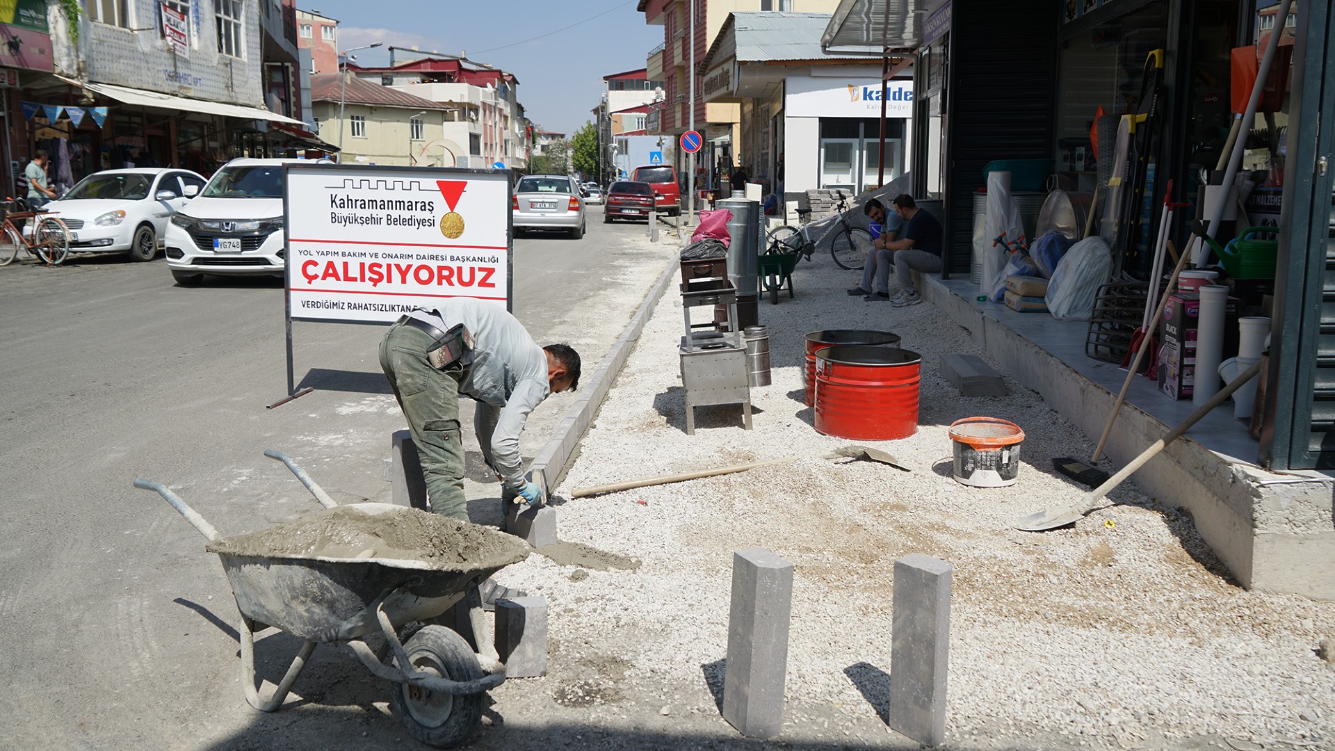 Göksun’da Yürüyüş Yollarını Yenileniyor