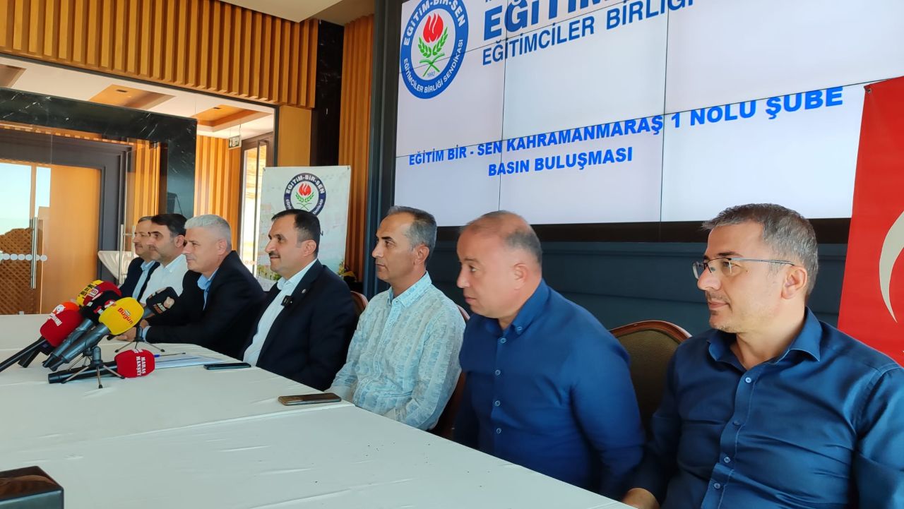 EĞİTİM-BİR-SEN Kahramanmaraş 1 Nolu Şube Basın Toplantısı