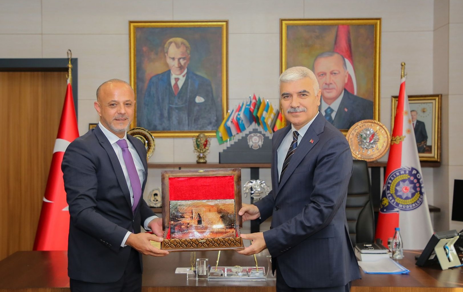 Afşin Belediye Başkanı Kıraç’tan Emniyet Müdürü Yiğit’e Ziyaret