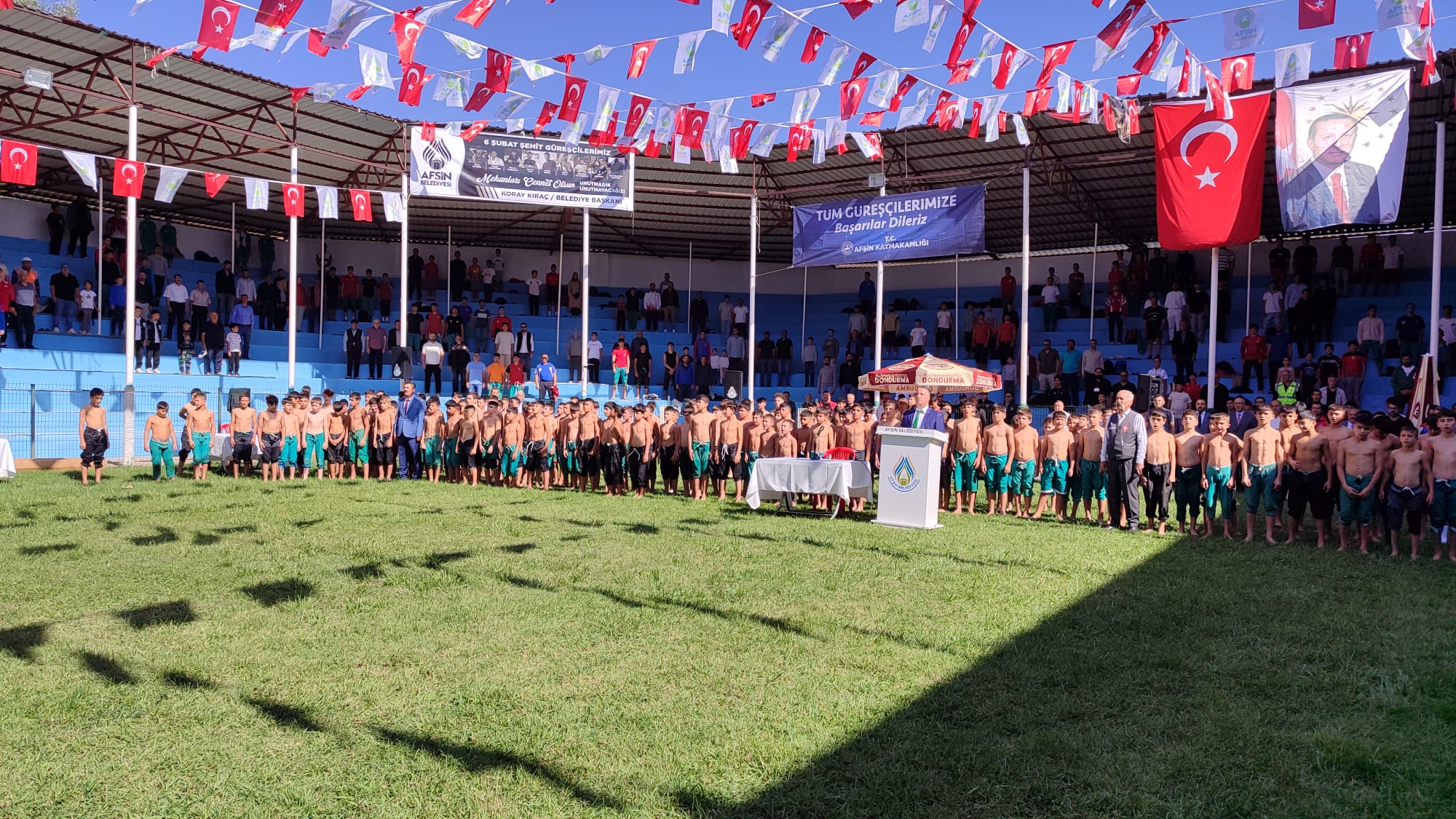Afşin’de Güreş Festivali Coşkuyla Tamamlandı