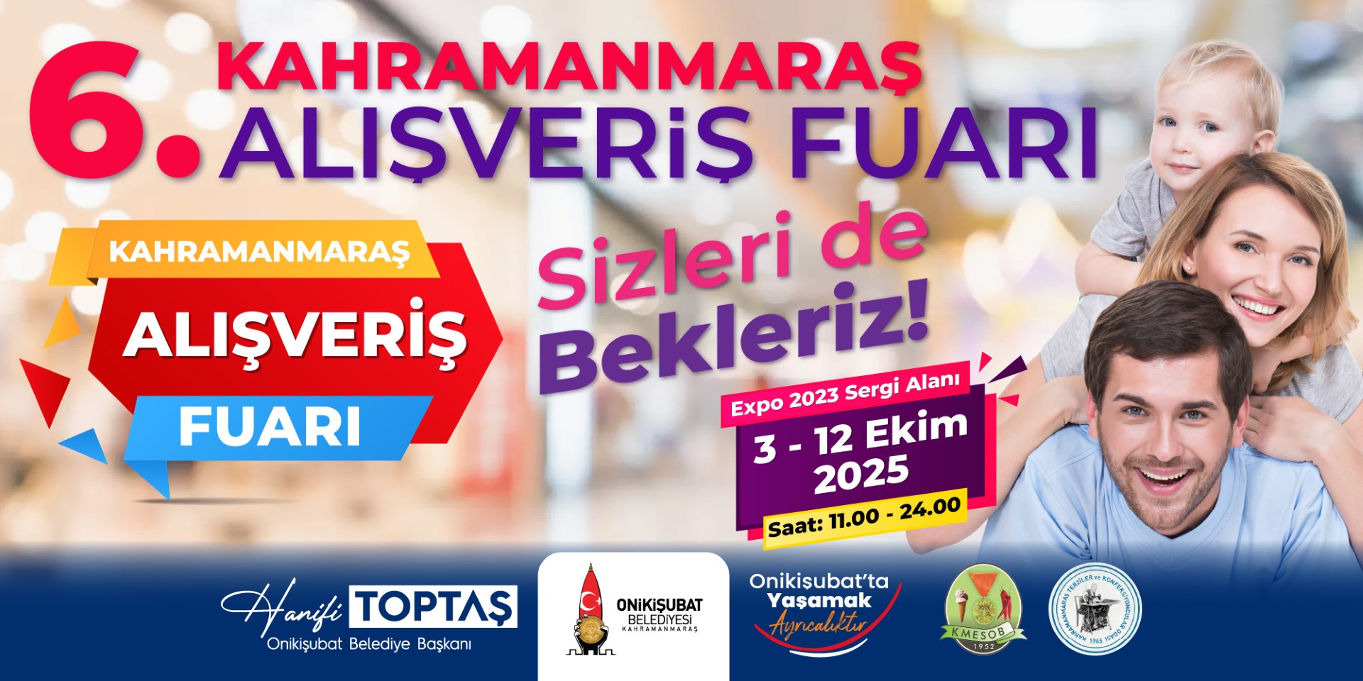 6. Kahramanmaraş Alışveriş Fuarı kapılarını açıyor
