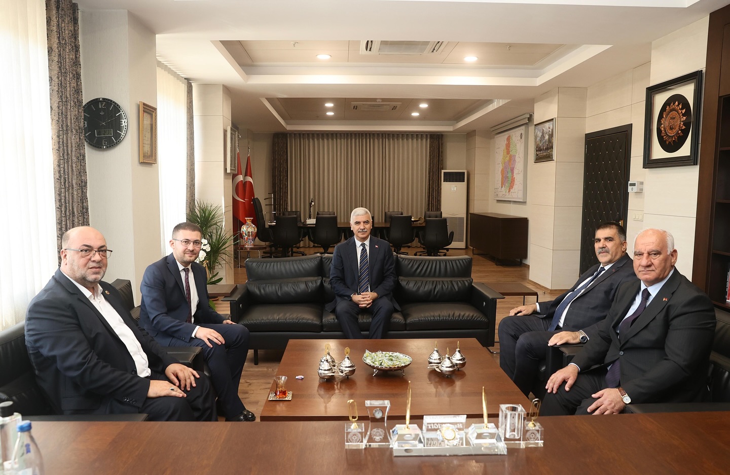 Belediye Başkanlarından Emniyet Müdürüne Ziyaret