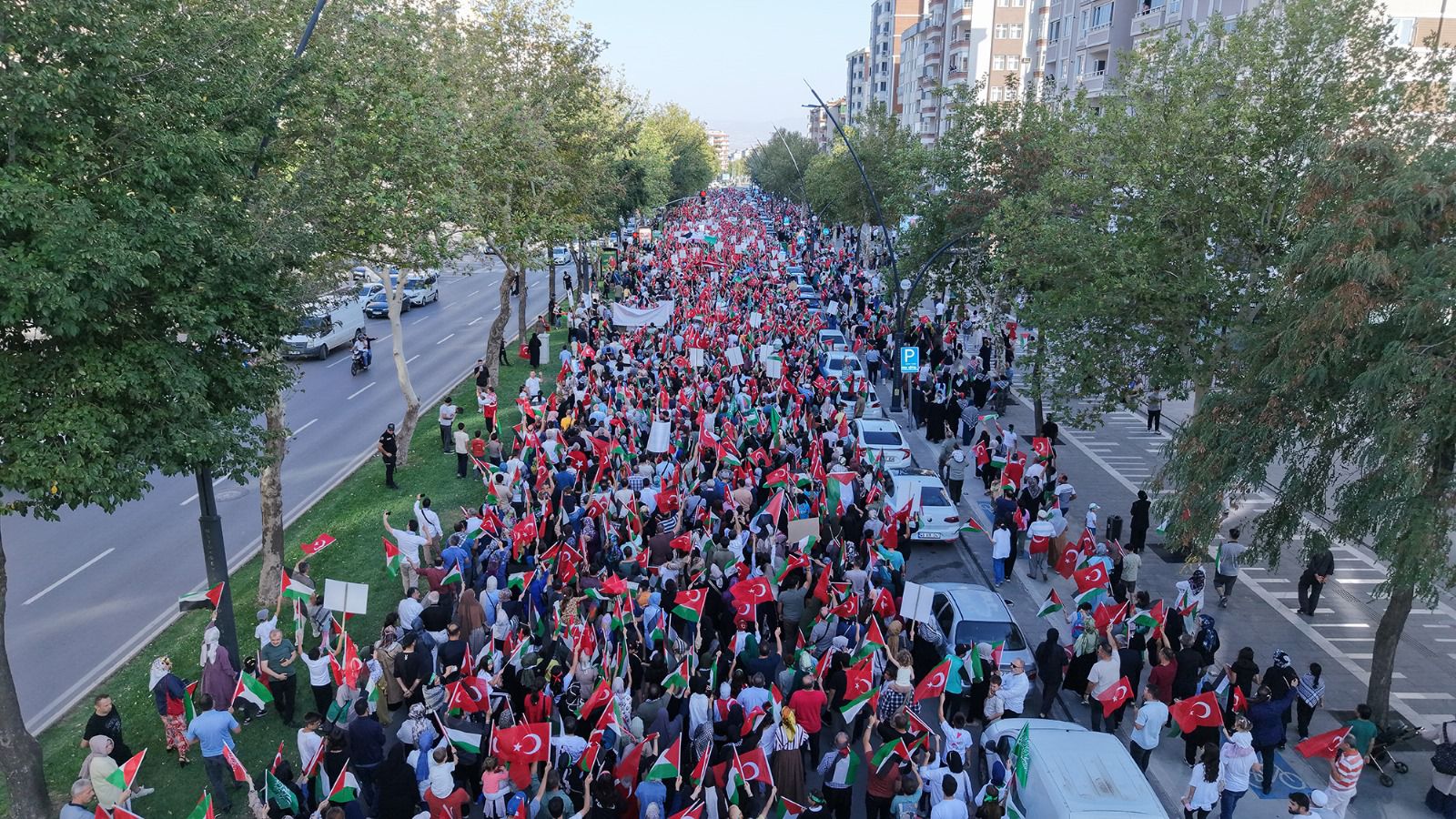 Kahramanmaraş, Gazze İçin Tek Yürek Oldu