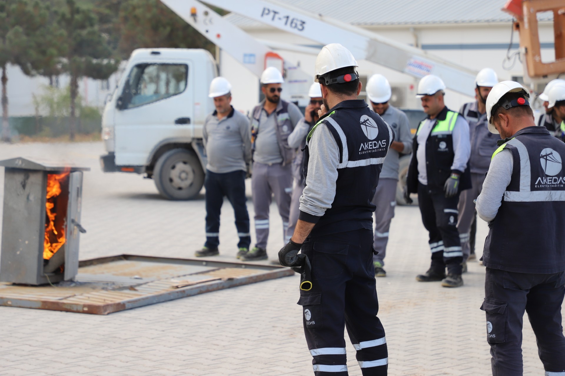 AKEDAŞ Elektrik Dağıtım A.Ş.’den Yangın Tatbikatı
