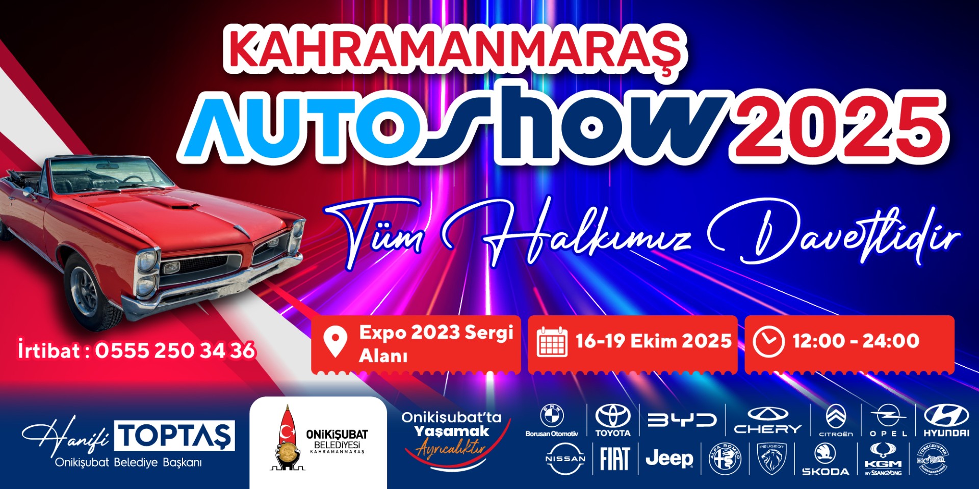 Auto Show’u yarın Kahramanmaraş’ta