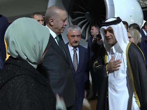 Cumhurbaşkanı Erdoğan Katar’da