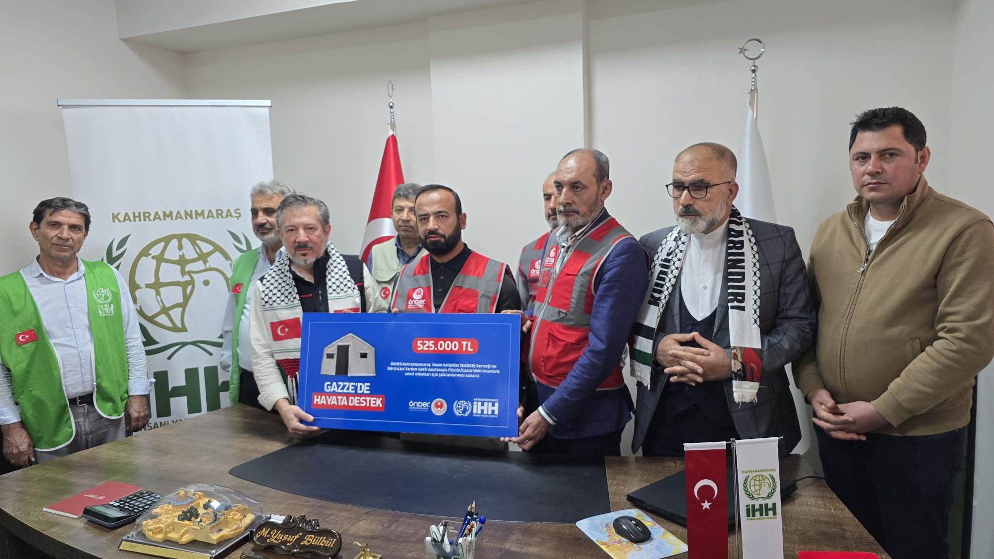 Kahramanmaraşlı İmam Hatipliler’den Gazze’ye Anlamlı Destek