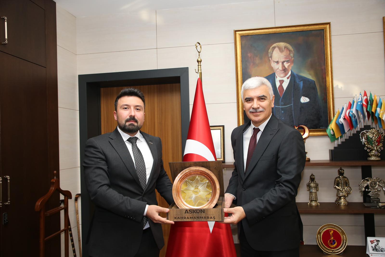 Emniyet Müdürü Hasan Yiğit'e Hayırlı Olsun ziyareti