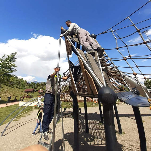 Park ve Mesire Alanlarında Bakım Onarım Çalışması Yapılıyor