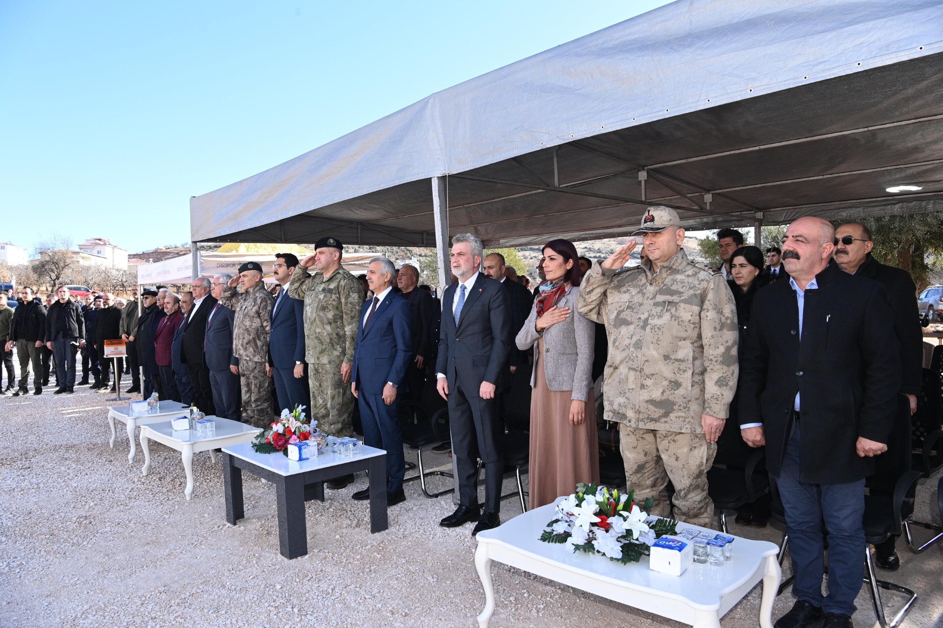 Pazarcık’ta Alevi Kültür Dernekleri Hizmet Binasının Temel Atma Töreni
