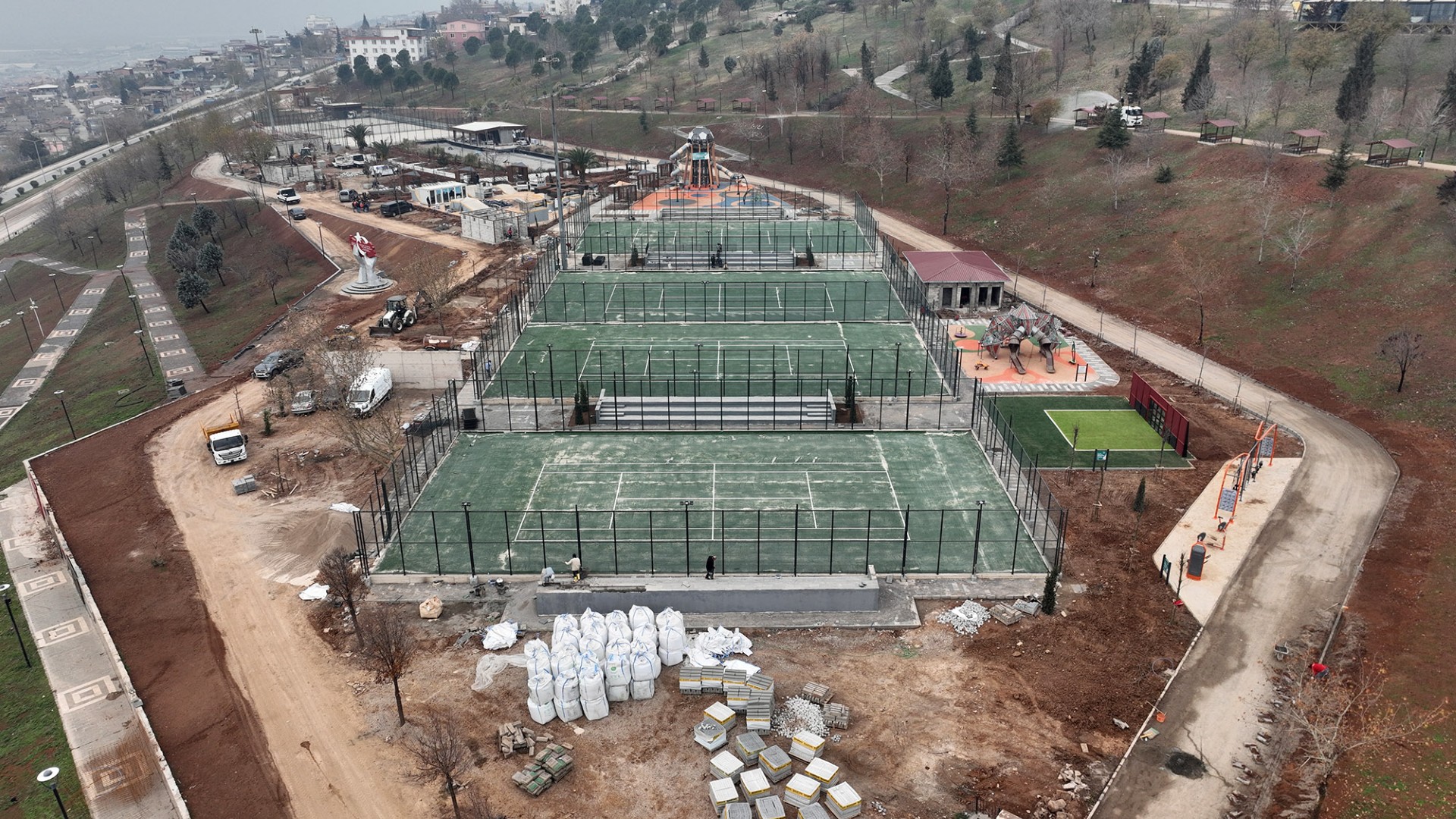 Şehrin Spor Vadisinde Son Hazırlıklar Tamamlanıyor