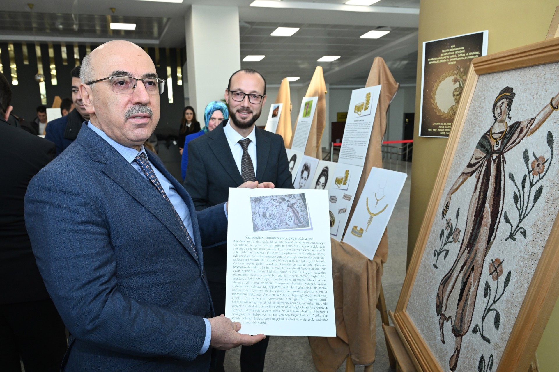 KSÜ’de Kahramanmaraş’ın Zenginliklerini El Sanatlarıyla Buluşturan Sergi Açıldı