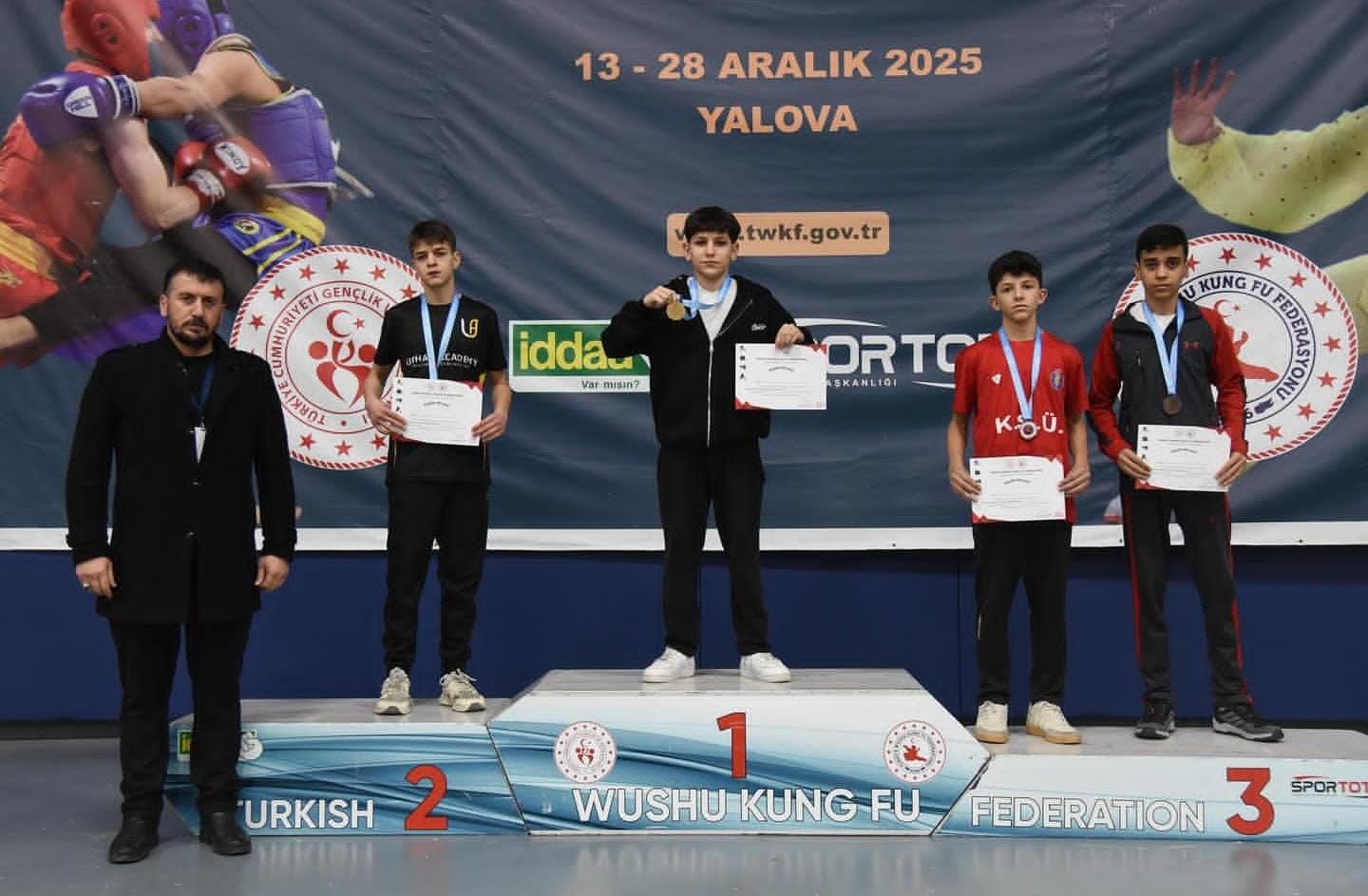 Wushu Kung Fu Türkiye Şampiyonası’ndan Kahramanmaraş’a Madalyalar