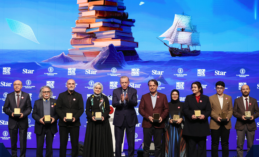 Erdoğan, 12. Necip Fazıl Ödülleri Töreni’ne katıldı