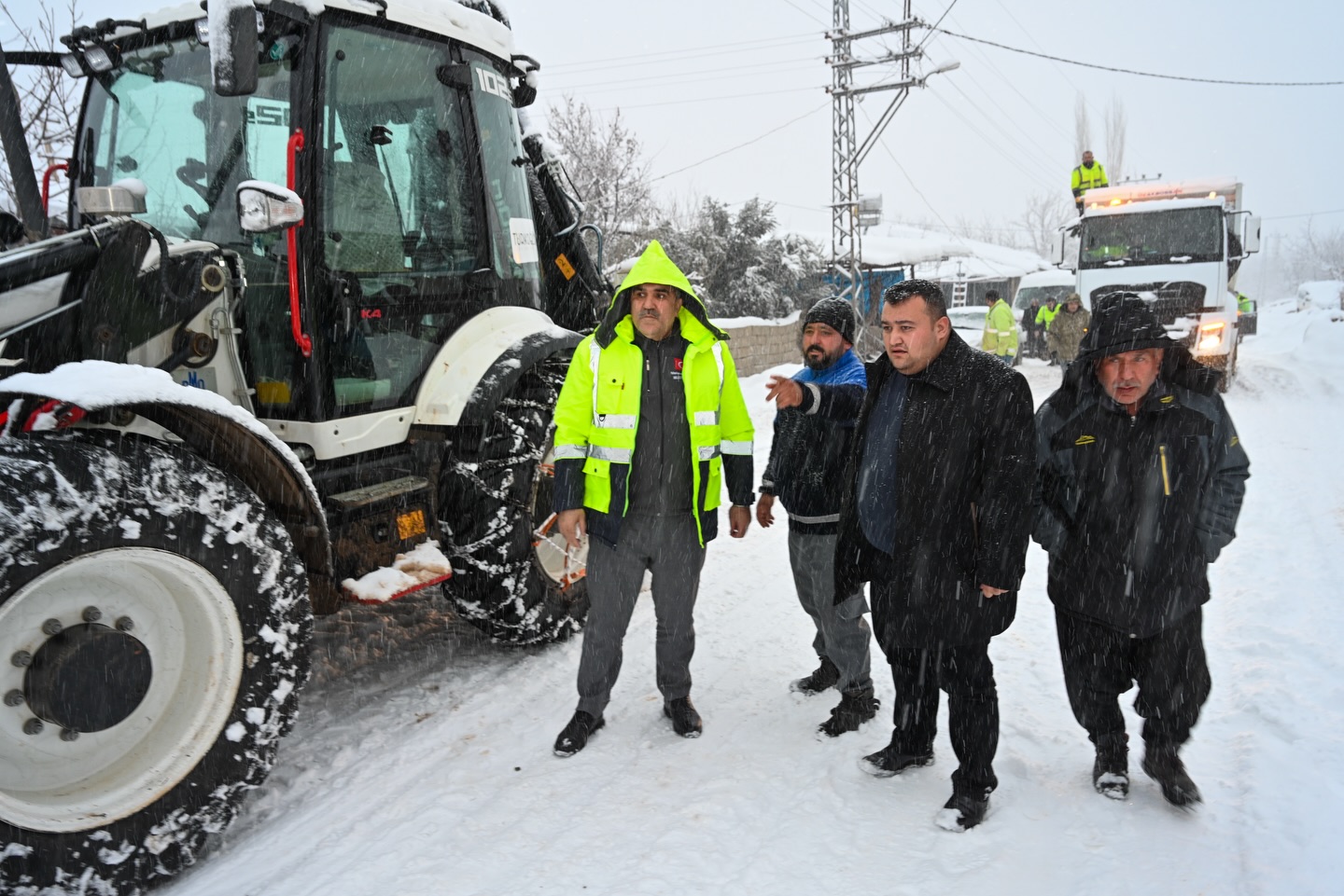 Kar Mücadelesinde Türkoğlu Şampiyon