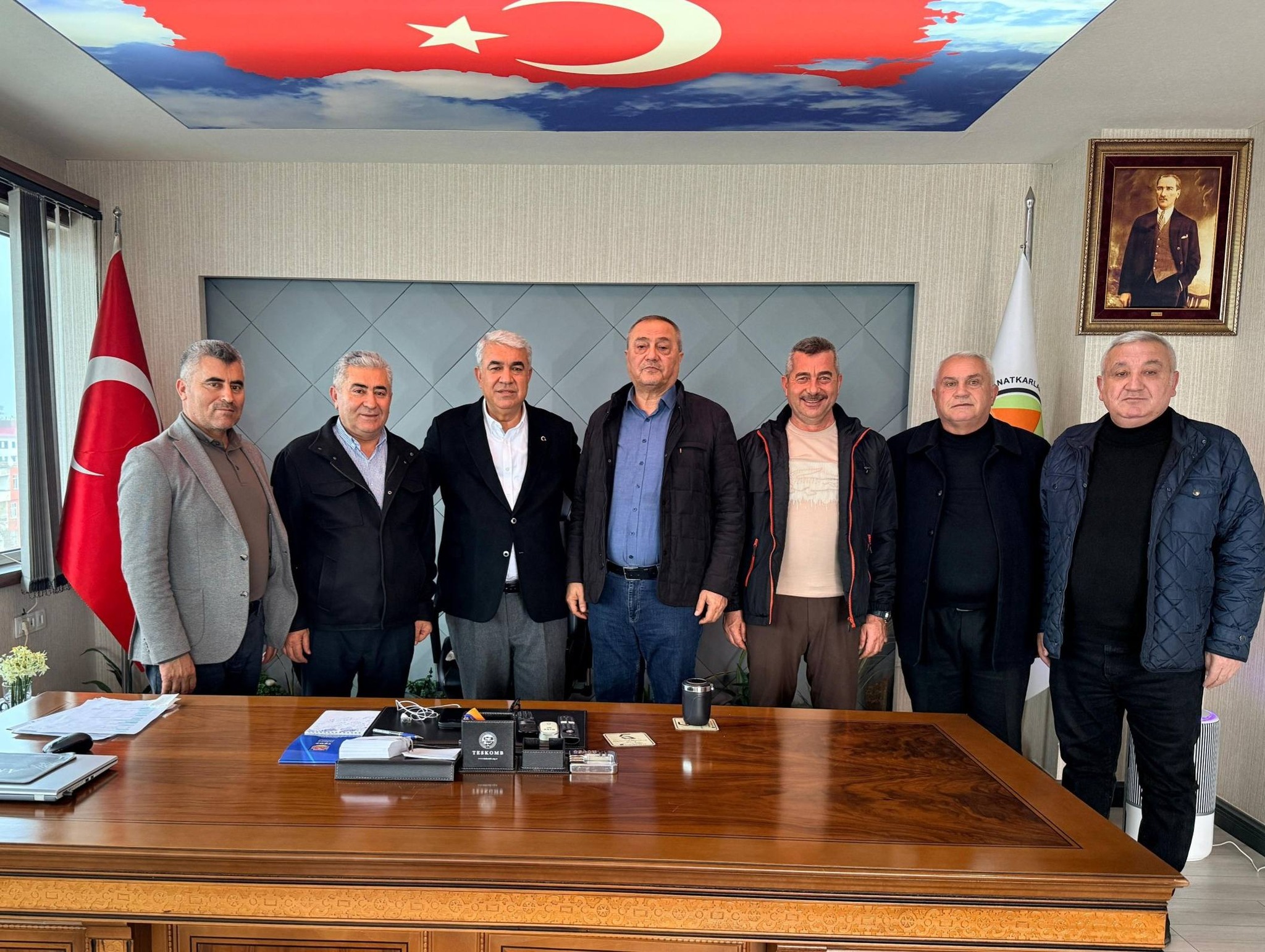 Müteahhitler Birliği Başkanı Dereli’den KMESOB Başkanı Kuybu’ya Hayırlı Olsun Ziyareti