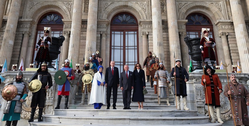 Cumhurbaşkanı Erdoğan'a Ürdün Kralı II. Abdullah tarafından "Hüseyin Bin Ali Nişanı" takdim edildi