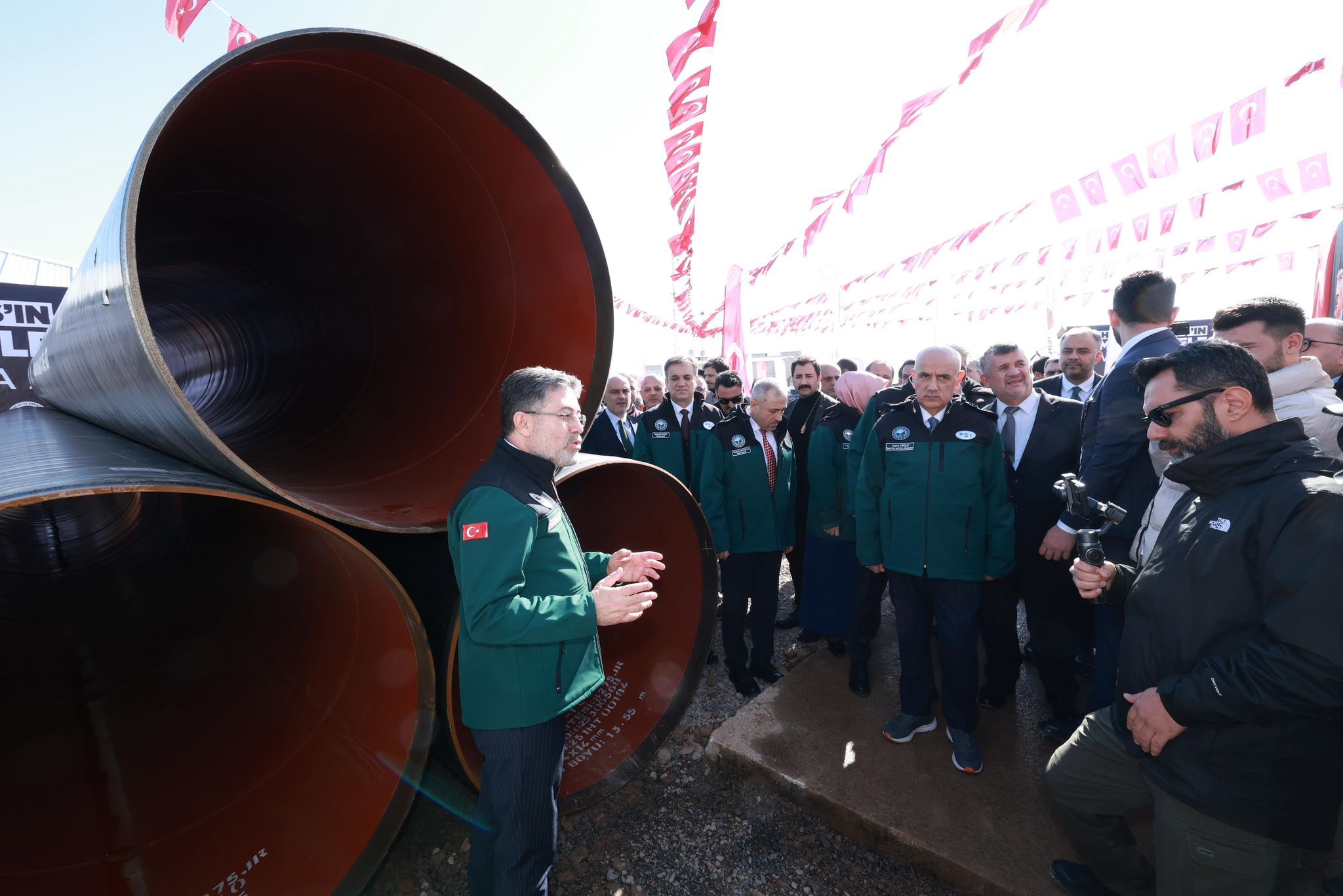 Şehre 75 Kilometrelik Dev Çelik İçme Suyu Hattı