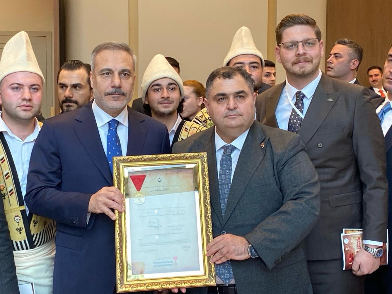 Fidan’a İstiklal Madalyası Takdimi