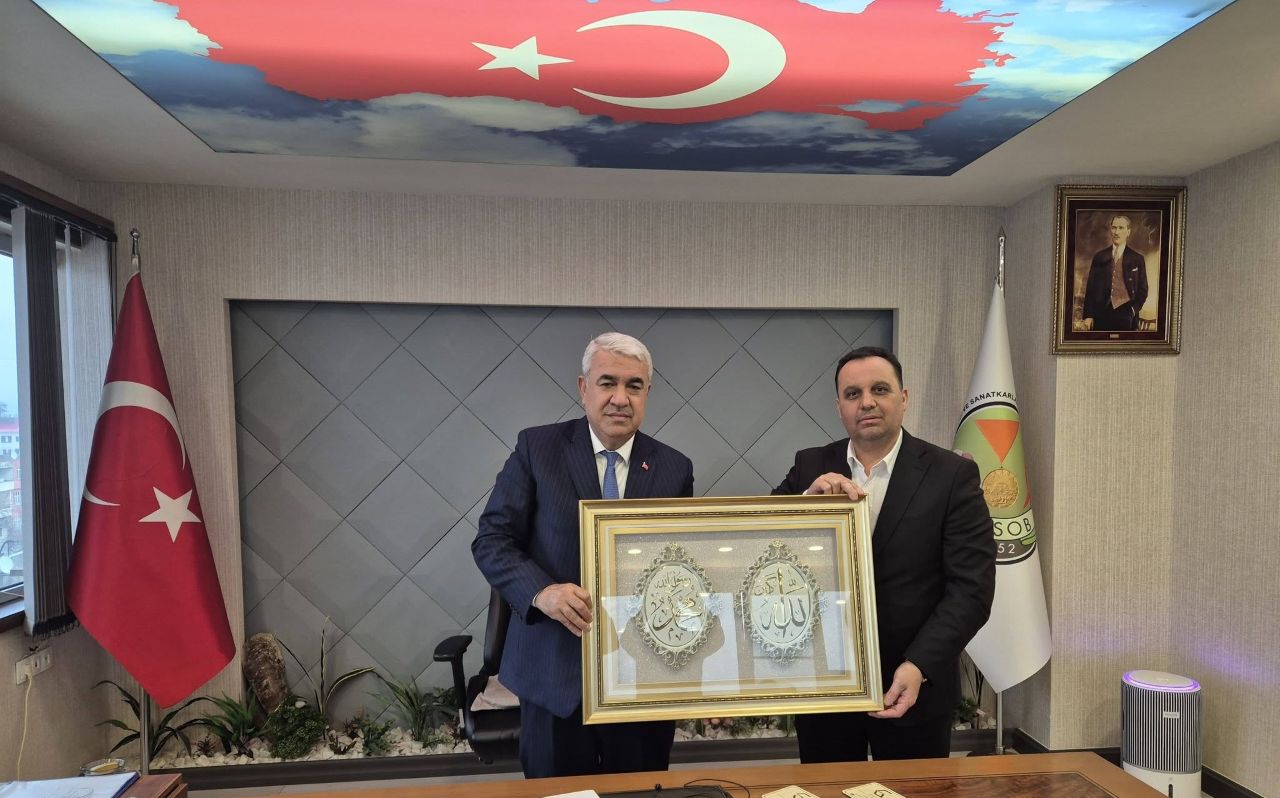 KMESOB Başkanı Ahmet Kuybu’ya Hayırlı Olsun Ziyareti