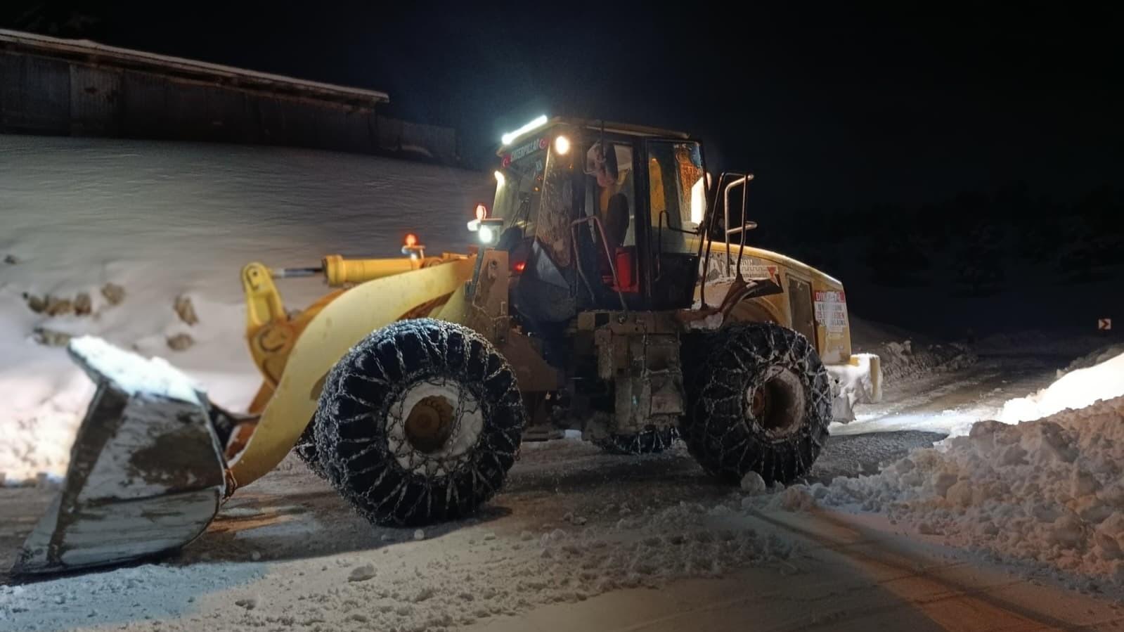 Göksun Kırsalında Kar Mesaisi