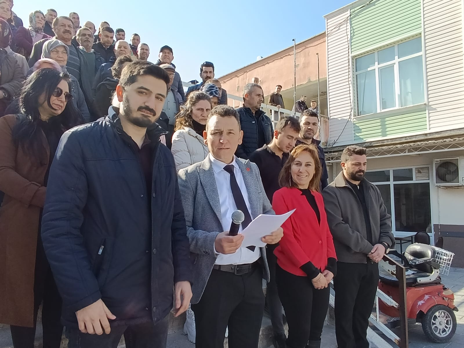 Chp Gördes İlçe Başkanlığı’nda Ekrem İmamoğlu’nun Mektubu Okundu