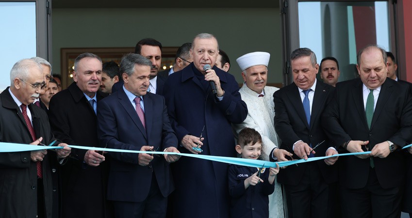 Cumhurbaşkanı , Hacı İbrahim Demir Camii Açılış Yaptı