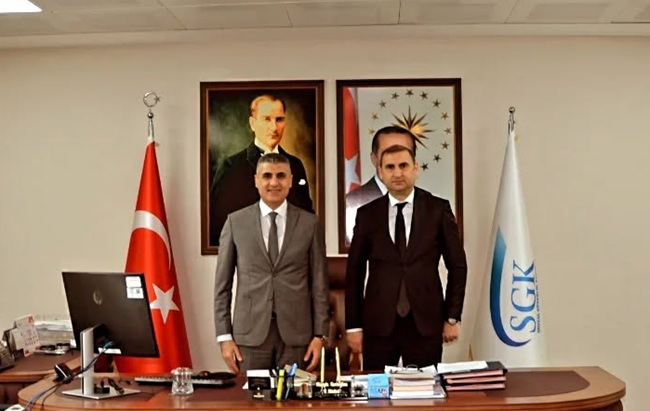 Gençlik ve Spor İl Müdürü Özdemir'den SSK İl Müdürlüğüne Ziyaret