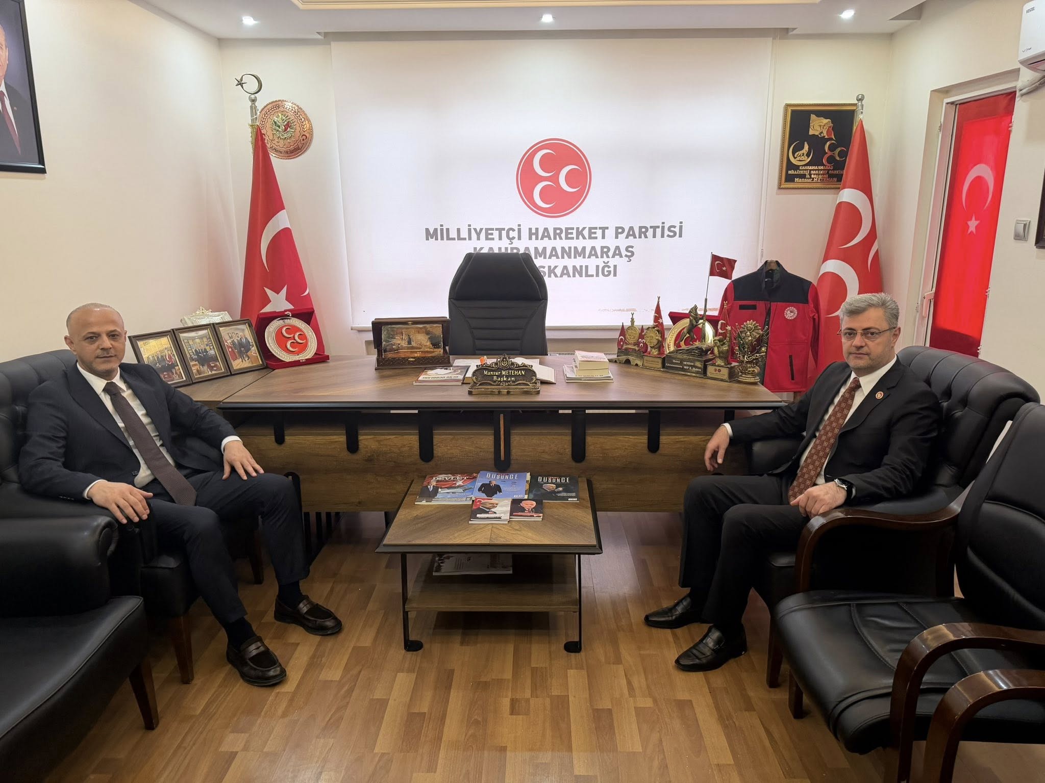 AFŞİN BELEDİYE BAŞKANI KIRAÇ’TAN MHP’YE ZİYARET