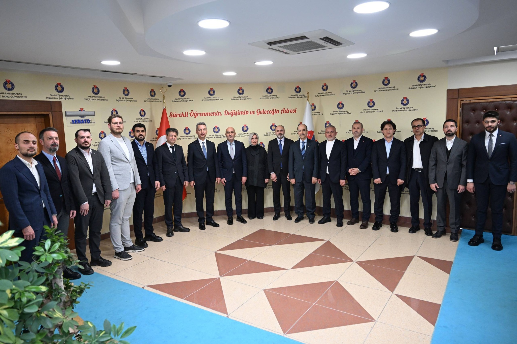 AK Parti’den KSÜ Rektörü Okumuş’a Hayırlı Olsun Ziyareti