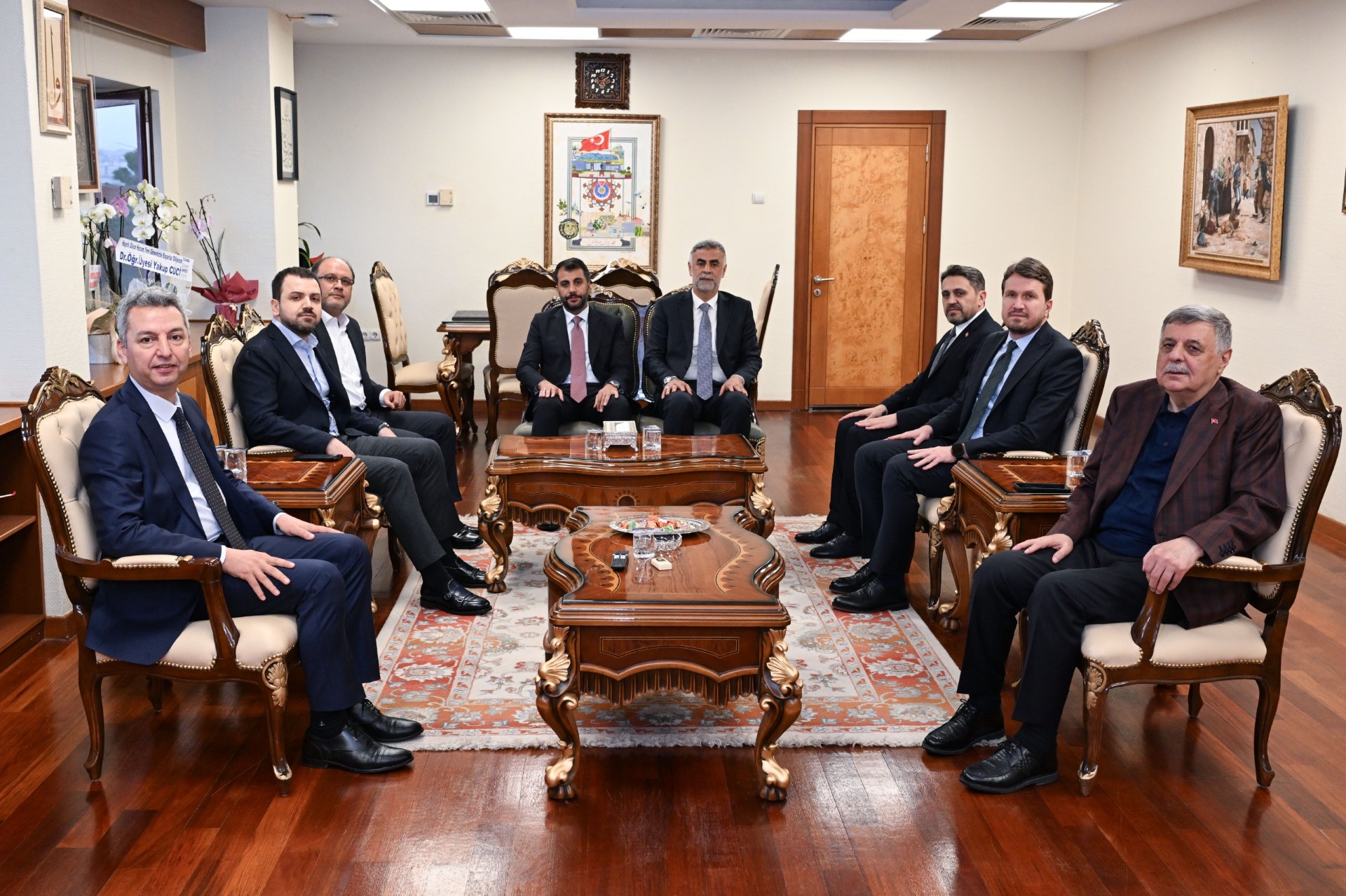 Nevzat Pakdil ve İl Protokolünden KSÜ Rektörüne Ziyaret