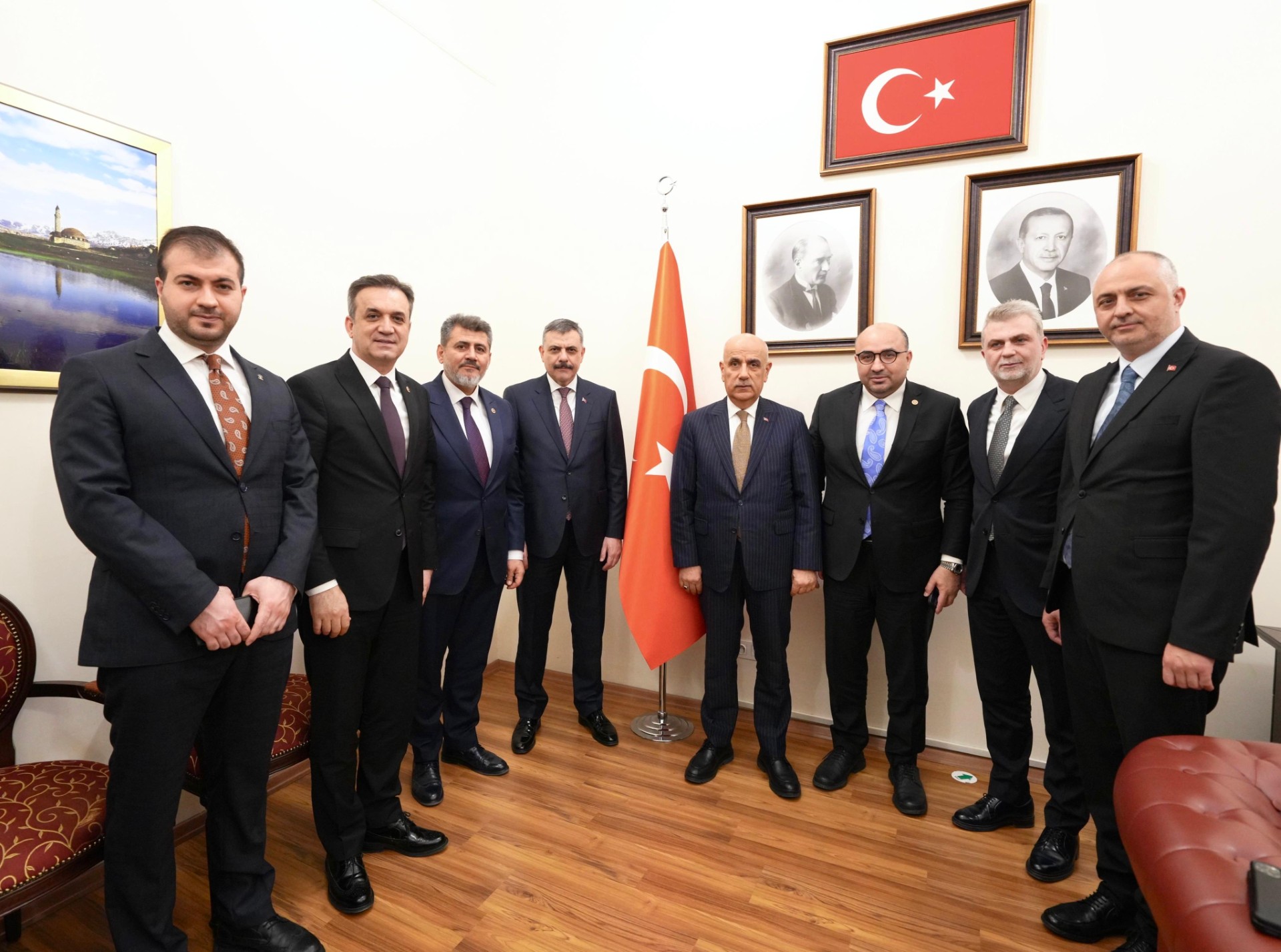 AK Parti Kahramanmaraş Heyeti İçişleri Bakanı Çiftçi ile Bir Araya Geldi