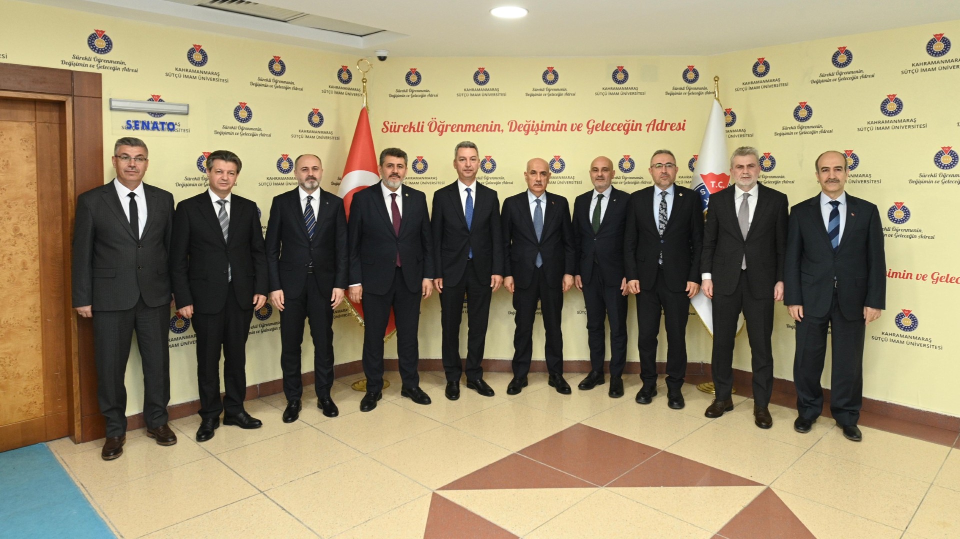 Ak Partisi 'den  KSÜ Rektörü Okumuş’a Hayırlı Olsun Ziyareti