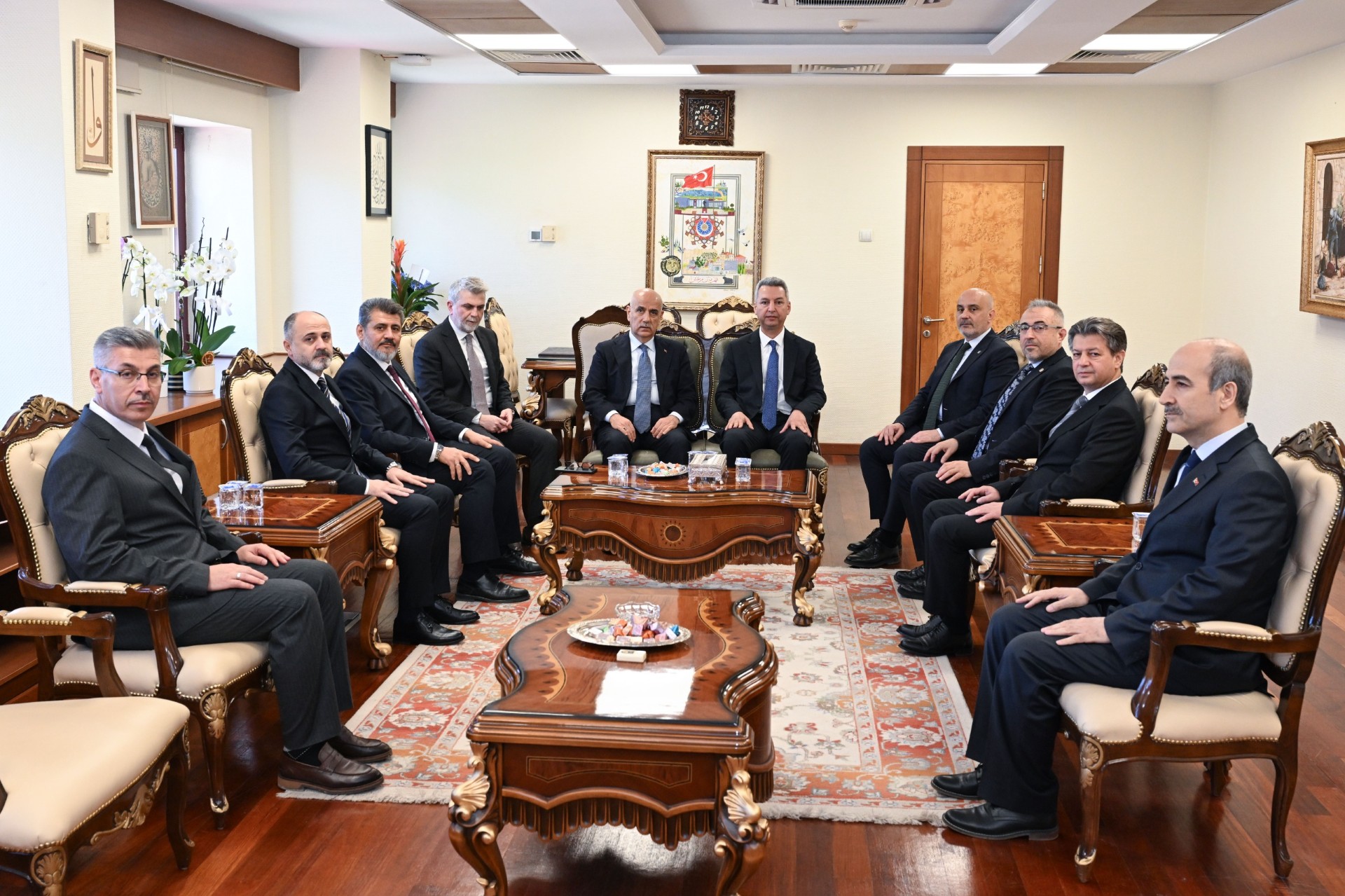 AK Parti Heyetinden Rektör Okumuş’a Hayırlı Olsun