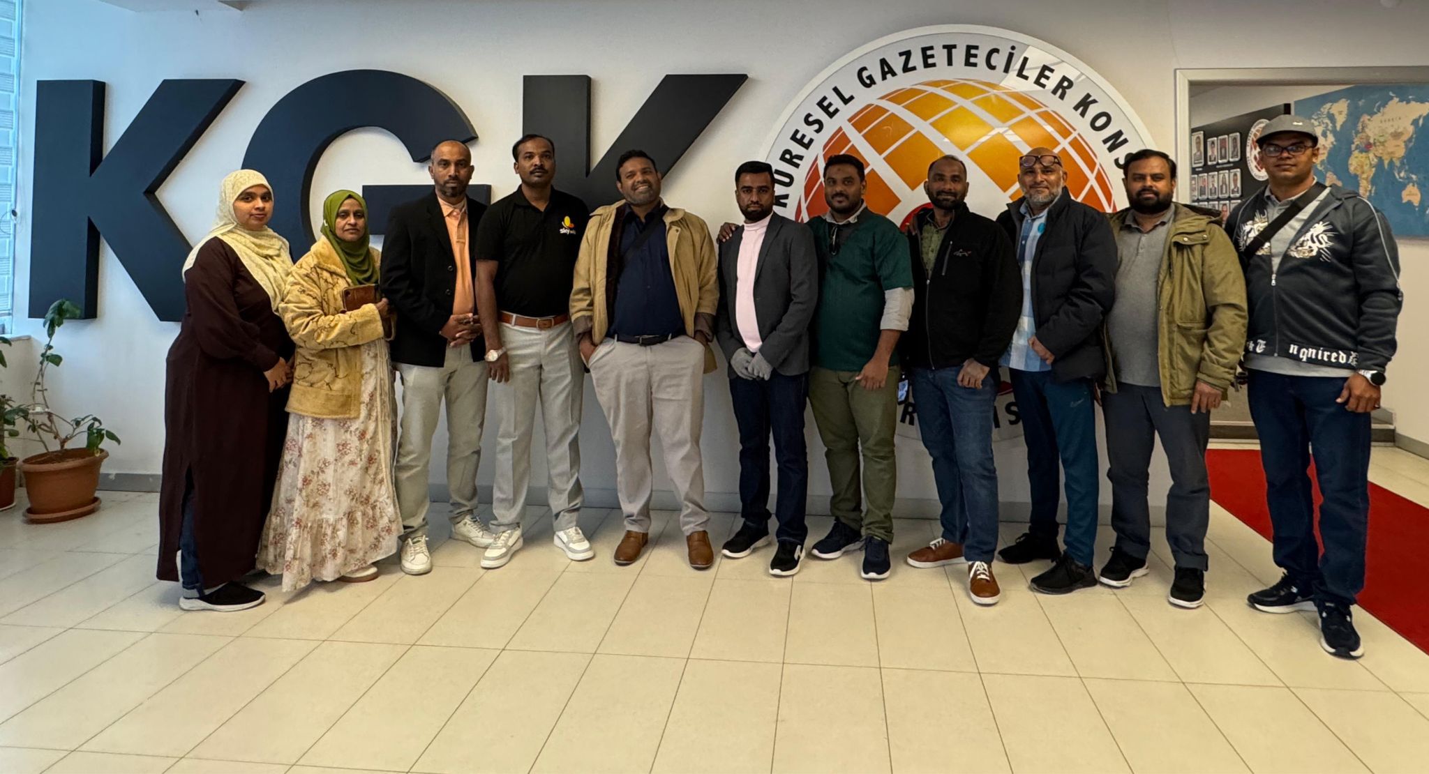 KGK, Sri Lankalı gazetecileri ağırladı