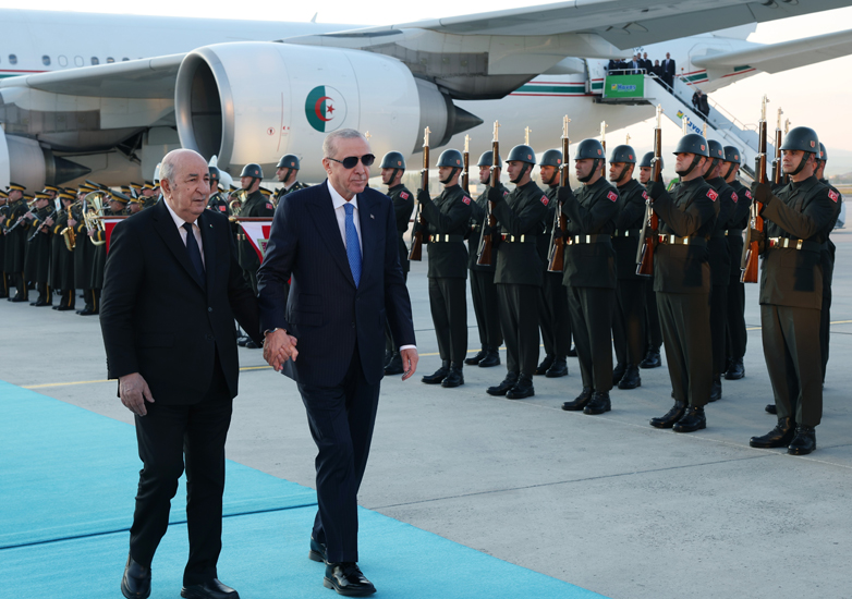 Cezayir Cumhurbaşkanı Abdülmecid Tebbun Ankara’da