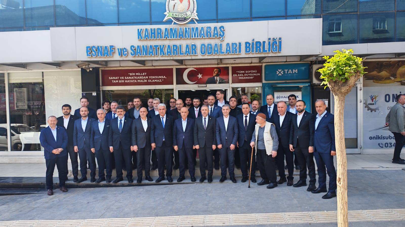 AK PARTİ HEYETİNDEN KMESOB’A HAYIRLI OLSUN ZİYARETİ