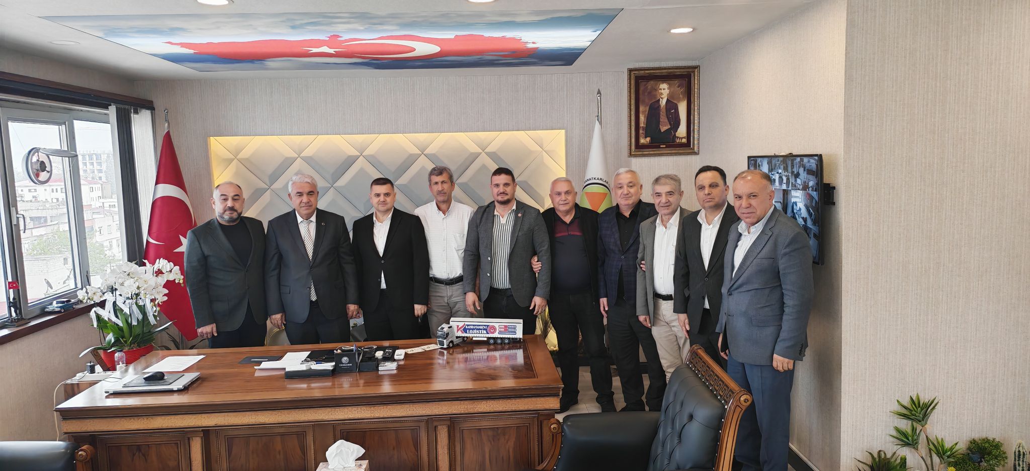 KMESOB Başkanı Ahmet Kuybu’ya Hayırlı Olsun Ziyareti