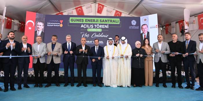 Kahramanmaraş Güneş Enerji Santrali Hizmete Açıldı