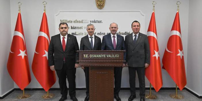 Kahramanmaraş Heyetinden Osmaniye Valisi Serdengeçti’ye Ziyaret